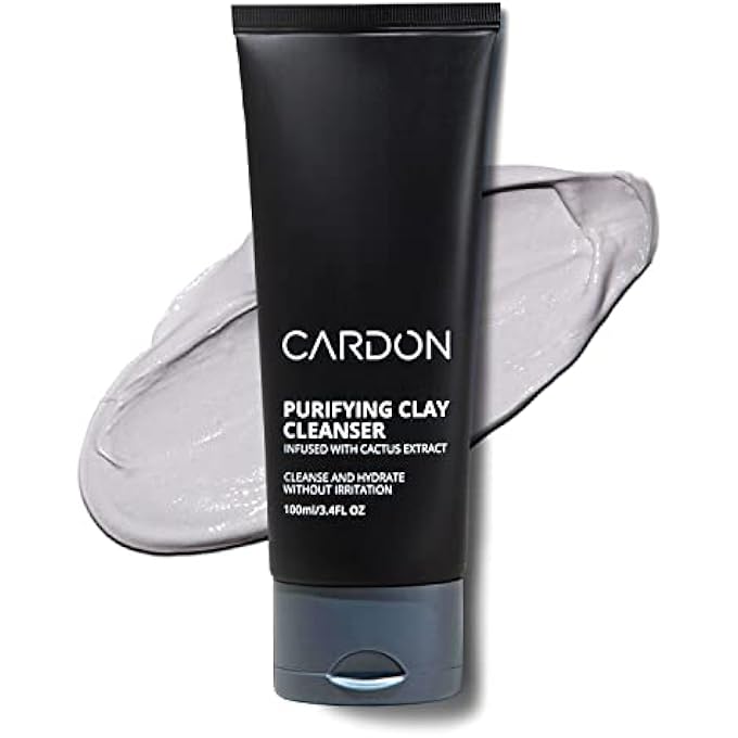 Cardon CLAY FACE CLEANSER , KOREAN SKIN CARE, DETOX FACE WASH FOR OILY, ACNE-PRONE SKIN, CLEANS 4X BETTER THAN CHARCOAL, DEEP CLEAN TO MINIMIZE PORES, REMOVE FACE OIL & DIRT, (1 CT) - Image 1